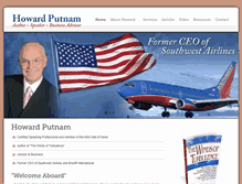 Tablet Screenshot of howardputnam.com